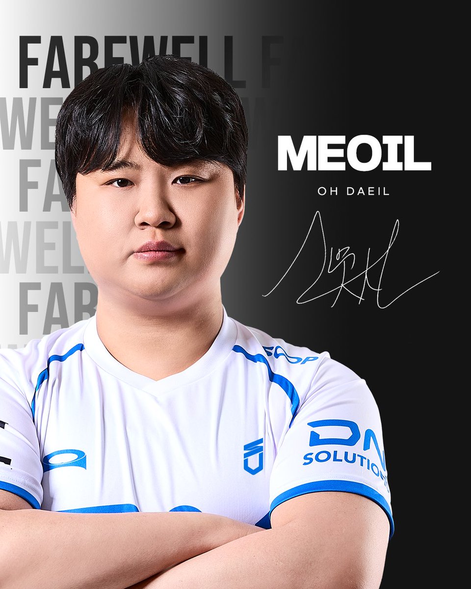 SOOPers_FGC's tweet photo. 𝐅𝐀𝐑𝐄𝐖𝐄𝐋𝐋: 𝐌𝐄𝐎𝐈𝐋

We officially announce the contract with Meo-IL has ended. Since joining the team, Meo-IL has played a significant role in building the current DNS FGC as the team's mood maker. We'll continue to support his journey and hope his bright future. GG! https://t.co/BH0BcGegla