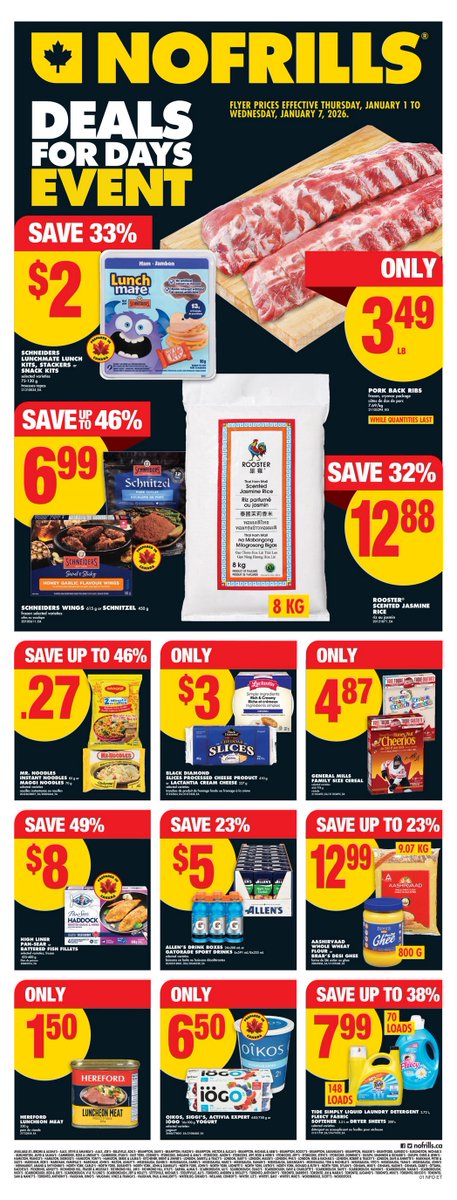 caflyer's tweet photo. This week's No Frills Flyer January 1 - 7 2026
https://t.co/KvGktiJIm5
#NoFrillsFlyer #Save #Grocery https://t.co/aO7jo0uCYl