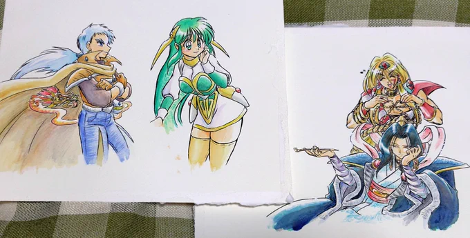 #2025年自分が選ぶ今年の4枚 今年はやっぱりコレ!ZMANアンソロ表紙絵! 別々の紙に描いた原画とそれを1枚にまとめた完成形を4枚に分けて上げてみました。 いつまでもZMANが大好きだーッ!!て気持ちを目一杯込めて描きました。今までのファン活動の集大成として納得のいくものが描けたと思ってます。