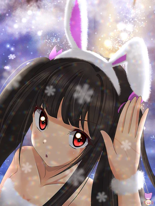 今年最後のポスト 今年も一年ありがとうございました 毎年描いてるその年の干支に関するオリキャラ娘たち 2022年寅年のティガちゃん 2023年卯年のラピちゃん 2024年辰年のメイロンちゃん 2025年巳年のミアちゃん 2026年午年のオリキャラも鋭意制作中