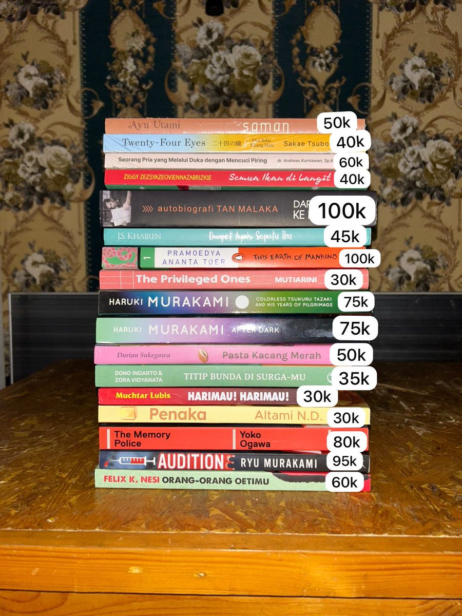MDS | WTS - Preloved buku novel 📚 tweet media