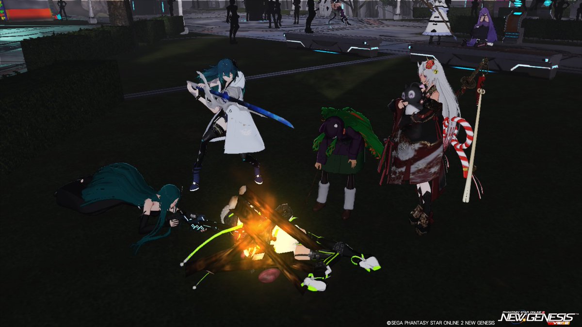 Kuro_ryu08's tweet photo. #2025年アークスが選ぶ今年の4枚
 #PSO2NGS_S︎S 
今年は久しぶりに色んなフレンド達のおかげで楽しい1年でしたw
来年はもっと色んな人達と仲良くなれるよう頑張ります(✌'ω' ✌) https://t.co/P4426grbBg
