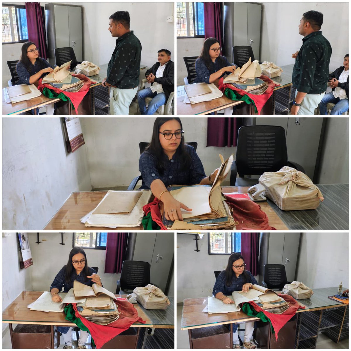 મામલતદારશ્રી નેત્રંગ દ્વારા મોજે.રાજવાડી તા.નેત્રંગના ગામ મુલાકાત તથા તલાટી કમ મંત્રી સામાન્ય દફતર તપાસણી કરવામાં આવી.