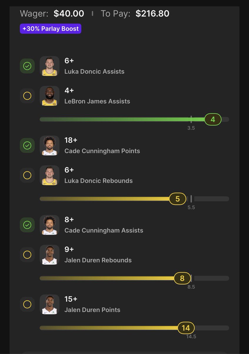 Come on!?

Thought we were eating, ended up with crumbs. Back to the lab for the next one—EV+ only from here.
Who’s sweating a heartbreaker rn? Drop yours below 👇”
#SportsBetting #Parlay #GamblingTwitter #NBA #NFL #Betting #Hustle #DraftKings