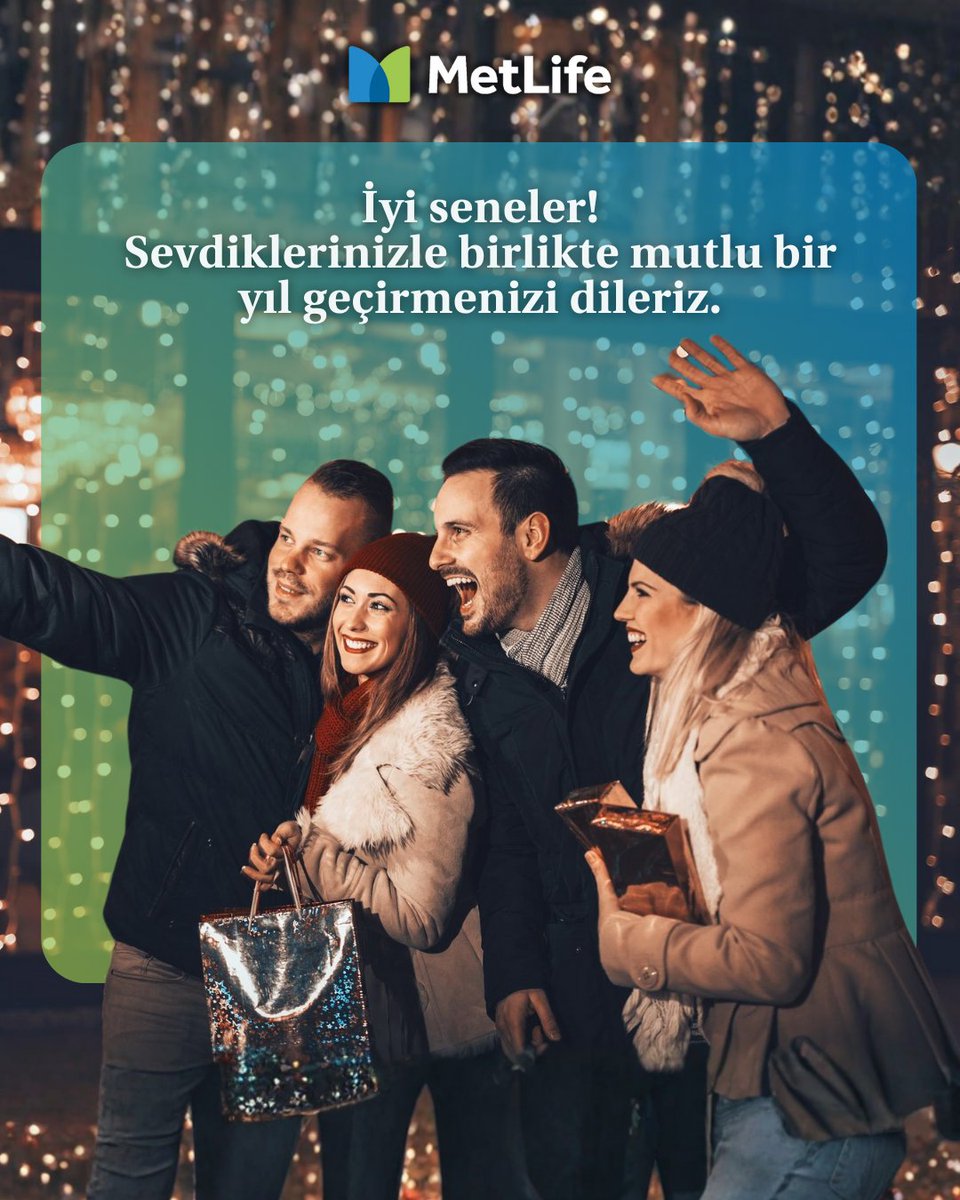 MetLifeTR's tweet image. Sevdiklerinizle birlikte mutlu, huzurlu ve sağlıklı bir yıl geçirmenizi dileriz. İyi seneler! 💙

#MetLifeTürkiye #2026