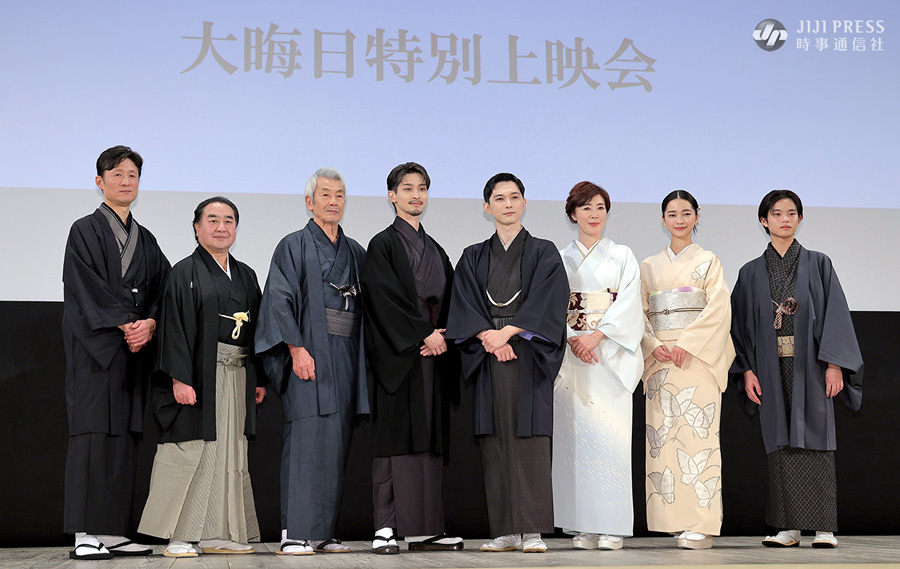 映画「国宝」の「大晦日特別上映会」が東京・歌舞伎座で行われました