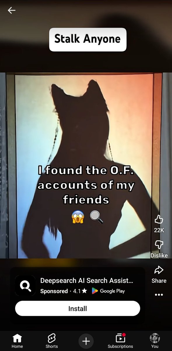 Whoever made this ad should be fucking shot what the fuck is this?? "Stalk Anyone" how about kill yourself before you hurt someone else