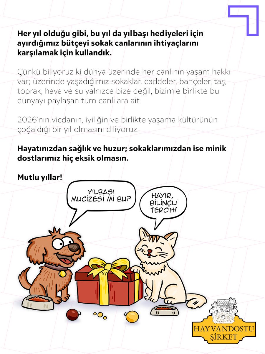 BordoPR's tweet photo. Mutlu yıllaaaaarrr! 🎄💛🐾 https://t.co/VDrQcAZ1mN