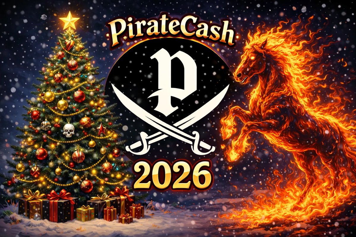 🏴‍☠️ Happy upcoming 2026, PirateCash pirate family!
May the new year bring fair winds, bold decisions, loyal allies, and rich treasure.
Growth, freedom, and new victories - on the blockchain and beyond.
Forward to new horizons! ⚓🔥