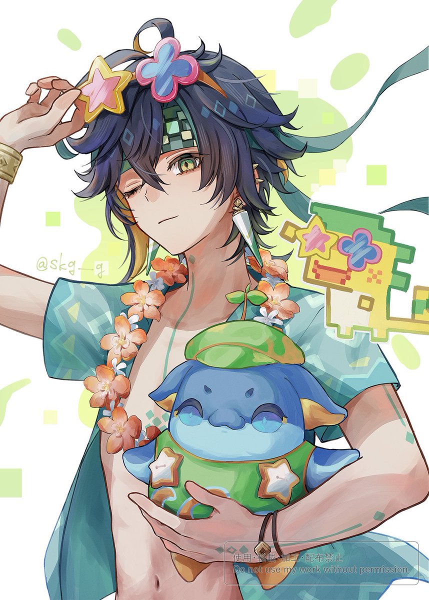 skg__g's tweet image. #2025年自分が選ぶ今年の4枚
5月からキィニチを描きはじめた年でした