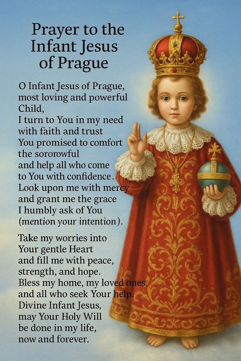 I intend to make 2026 a year of devotion to the Infant Jesus of Prague.
