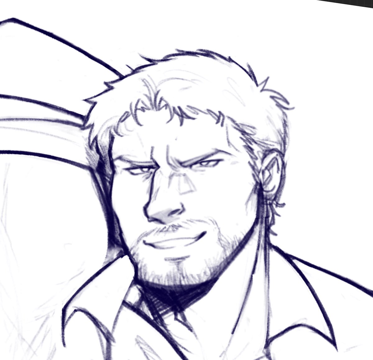 Sunver1318's tweet image. Idk when I started drawing Reiner like this, and I hope never find out how did I did it