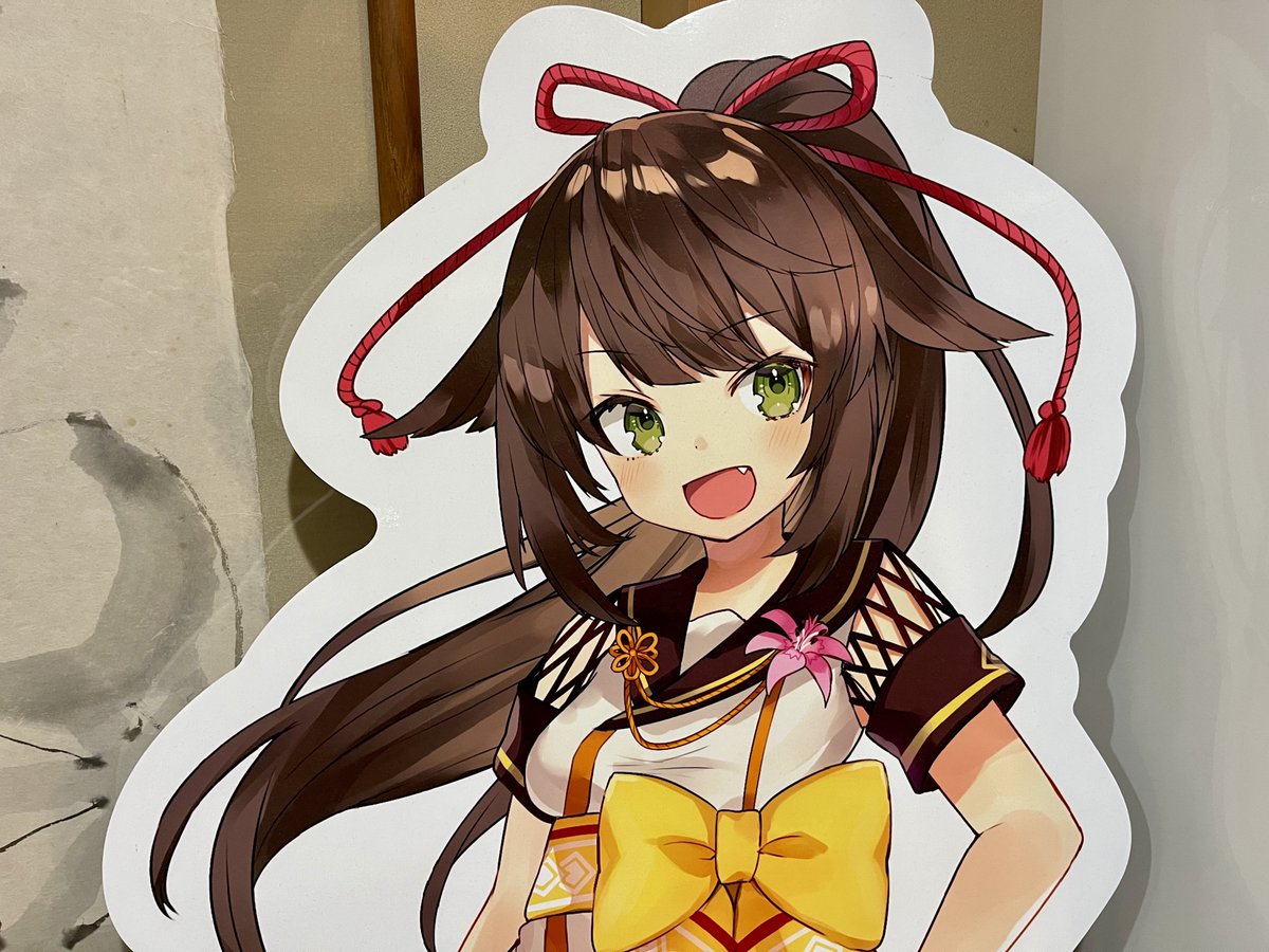 浅虫温泉 辰巳館 ゆうなちゃんかわいい♨️ ステッカーをGETしました