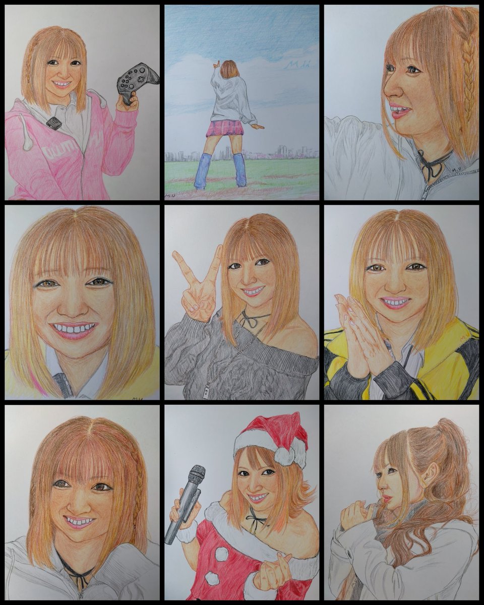 MINTSPEC、過去絵🎨
#今月描いた絵を晒そう
#今年描いた絵を振り返る
#2025年を振り返る 
2025年、12月に描いた絵のまとめ😊
今年もありがとうございました🙏
引き続き、2026年もよろしくお願いします🙏
#MINTSPEC
#Mii
#色鉛筆画　#模写
#イラスト
#みんとらいぶ