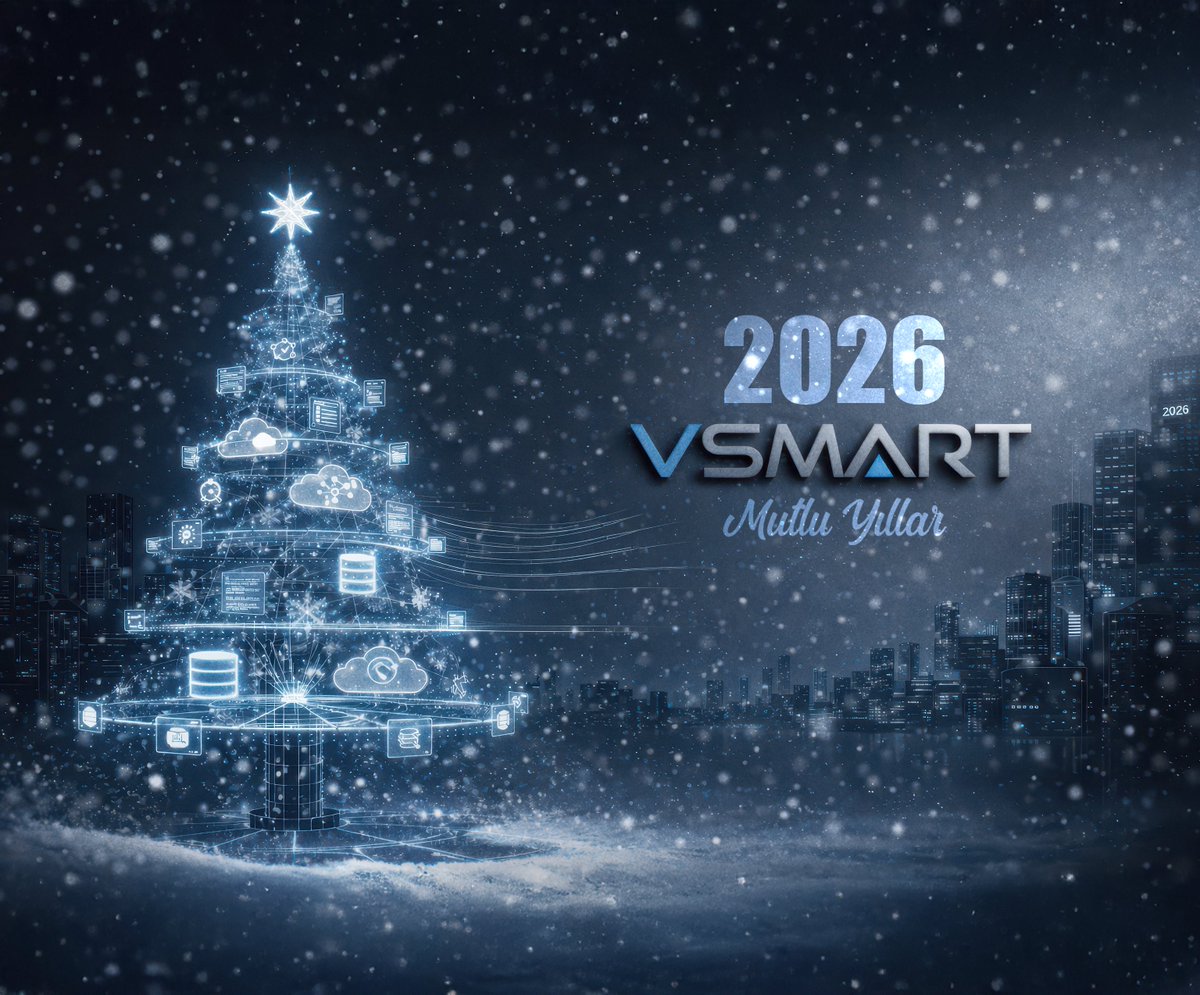 vsmartbt's tweet photo. 2026’ya girerken  
Yeni yılın; tüm dünyaya sağlık, huzur ve barış getirmesini, hayallerin gerçeğe dönüştüğü, başarılarla dolu bir yıl olmasını diliyoruz. 
Sevdiklerinizle birlikte nice mutlu yıllara. 
#vSmart #Yeniyıl https://t.co/TA8Xg32bBj