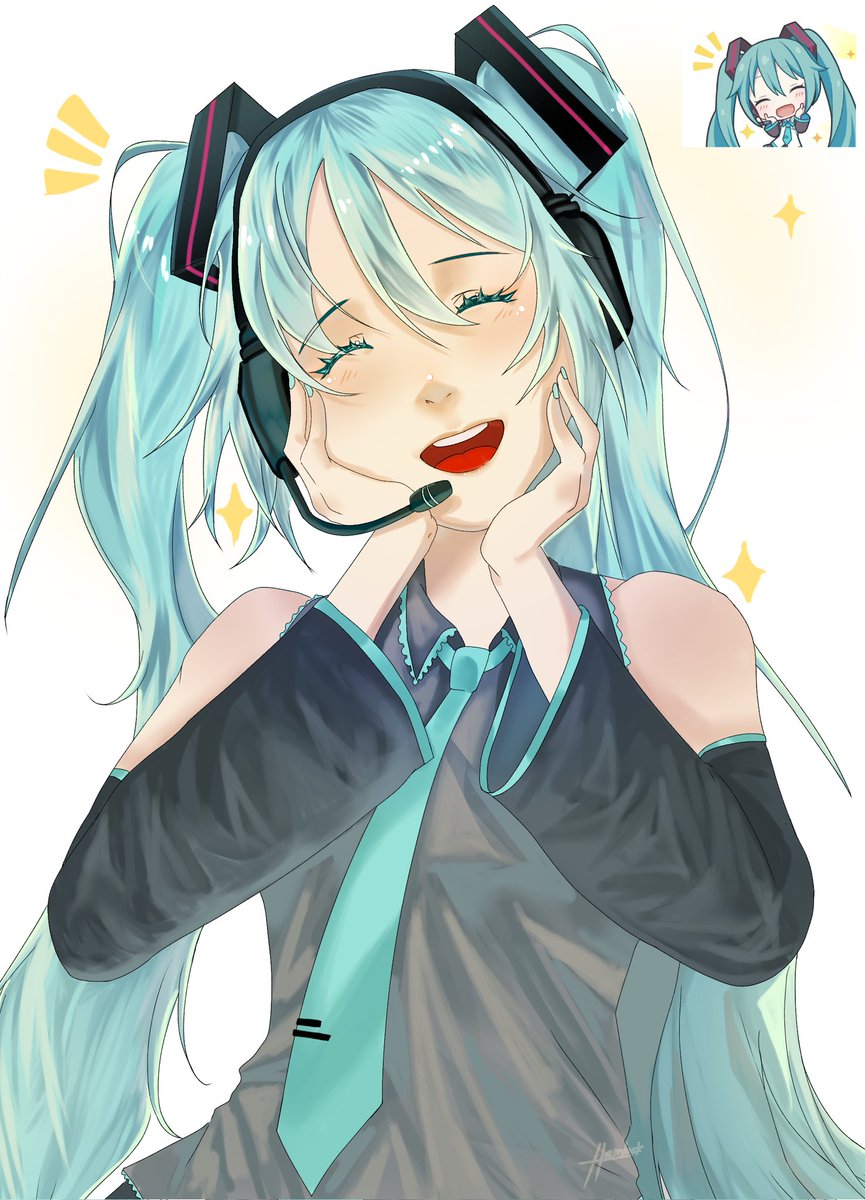 Hem_lockk's tweet photo. Miku >< 
#art #ProjectSekai #miko_Art #Miku https://t.co/SRpOtFkMe6