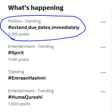 rscompanyy's tweet photo. It's trending since morning. We professionals are literally crying. 1 month extension will boost our confidence and assist us very much. Please extend the due date of Income Tax Returns.
@IncomeTaxIndia 
@nsitharamanoffc 
#extend_due_dates_immediately https://t.co/NLcoxeQTWf