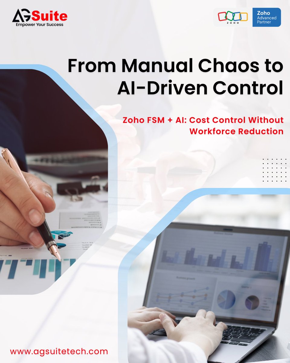 How AI in Zoho FSM Helps You Cut Costs Without Cutting Manpower

👉 Book Your Free Consultation: agsuitetech.com/free-consultat…

#ZohoFSM #AIinZoho #FieldServiceManagement #ServiceAutomation #CostOptimization #OperationalEfficiency #DigitalTransformation #ProcessAutomation #ZohoPartner
