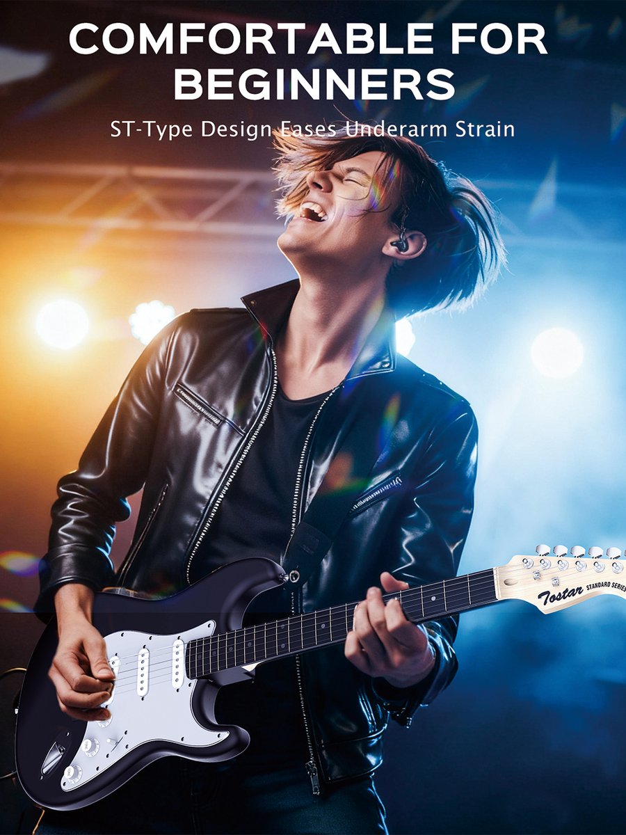 Tostar_Music's tweet image. 🎸 Year-end 50% OFF!
 Tostar TST-110 — ST-style electric guitar with solid build, smooth playability, and big-brand quality at a budget price.
🎒 Complete guitar kit | 🎨 Multiple colors
👉 Shop now: 
tostarmusic.com/products/tosta…

#ElectricGuitar #Tostar