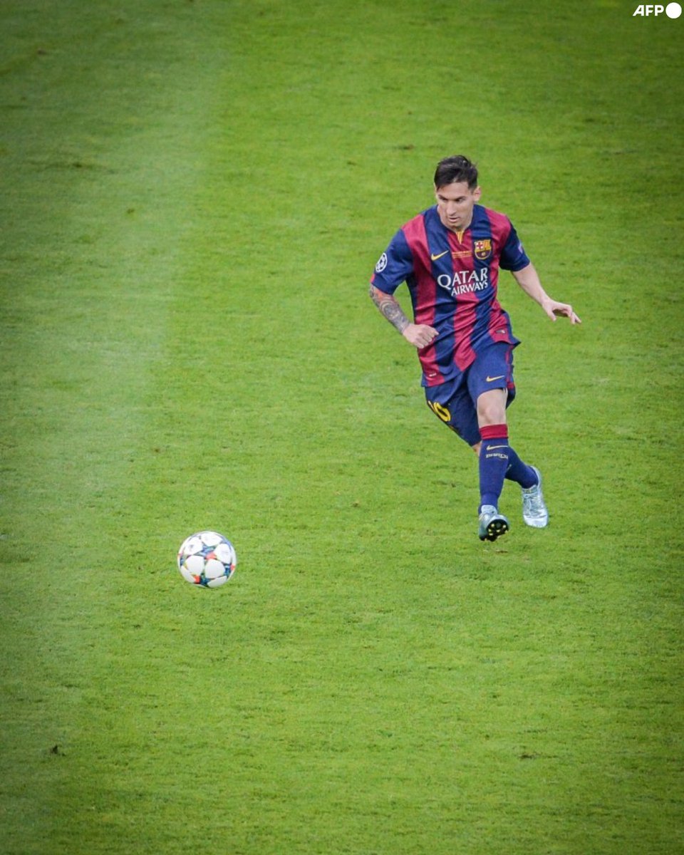 InvictosSomos's tweet photo. Lionel Messi. Final de Champions 2015. AURA.