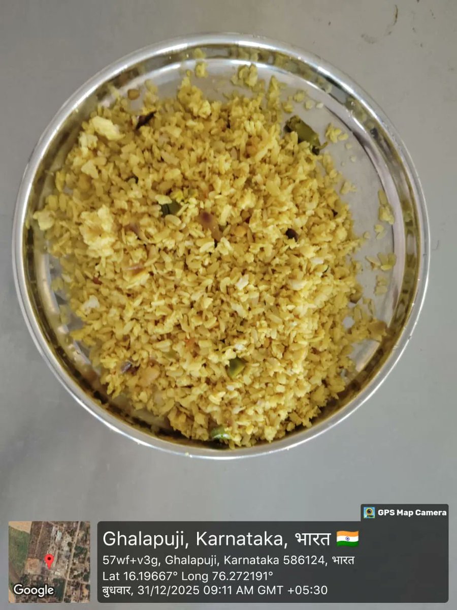 MorarjiG's tweet photo. Breakfast  #SocialAudit_SWDMeals #SocialWelfare_Karnataka https://t.co/cKjgnaVnsm