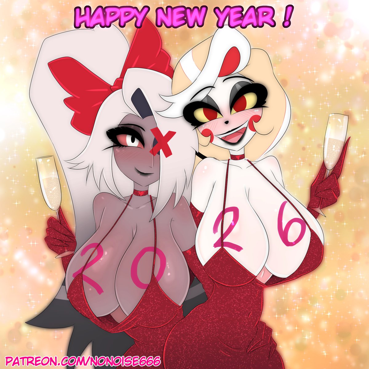 another sketch ! happy new year's everyone !

#hazbinhotel #vaggie #CharlieMorningstar