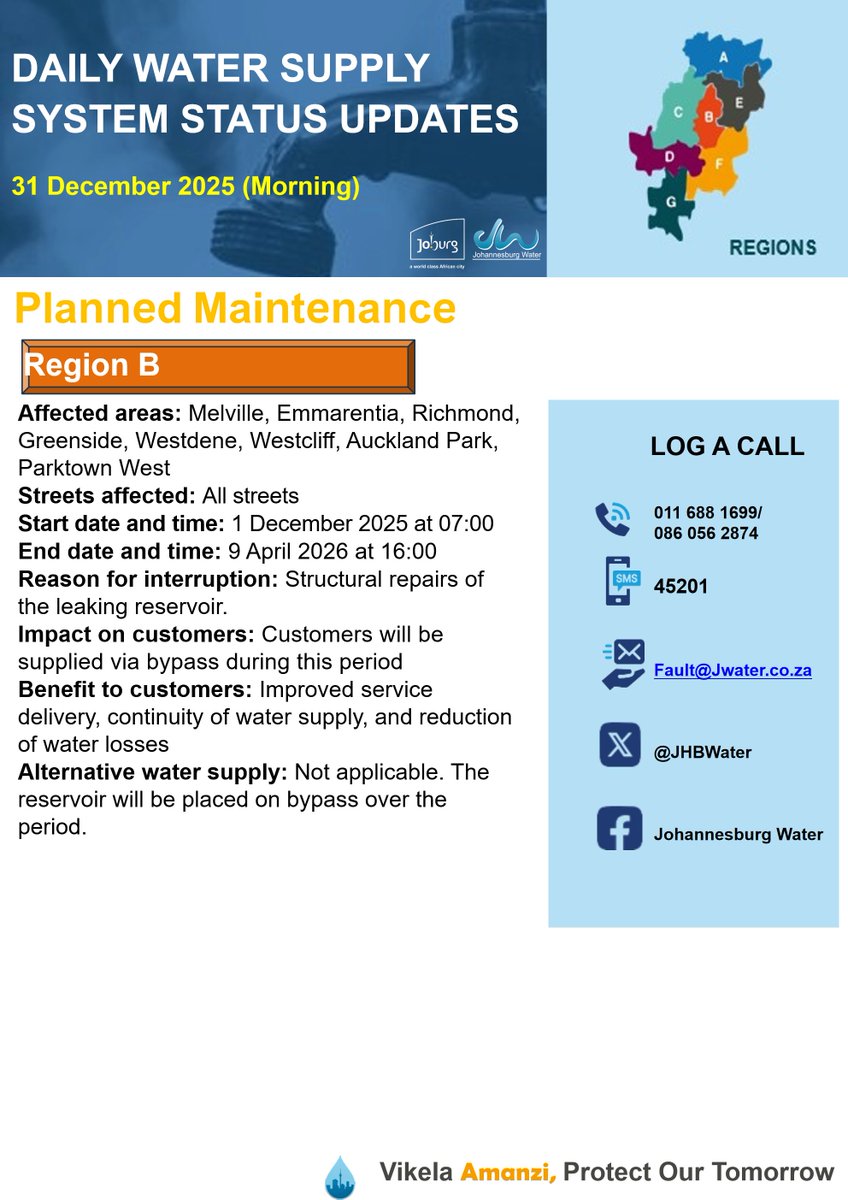 Johannesburg Water tweet media