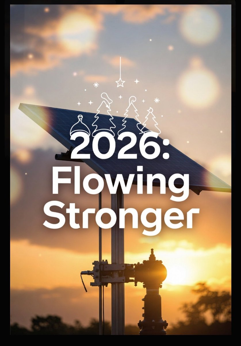 As 2025 comes to a close, let's toast to fresh beginnings and reliable water flow in 2026! 🌟💧 At Skylx Water and Energy Solutions Ltd, we're grateful for your trust this year in borehole drilling, solar pumps, and irrigation systems that powered homes and farms through