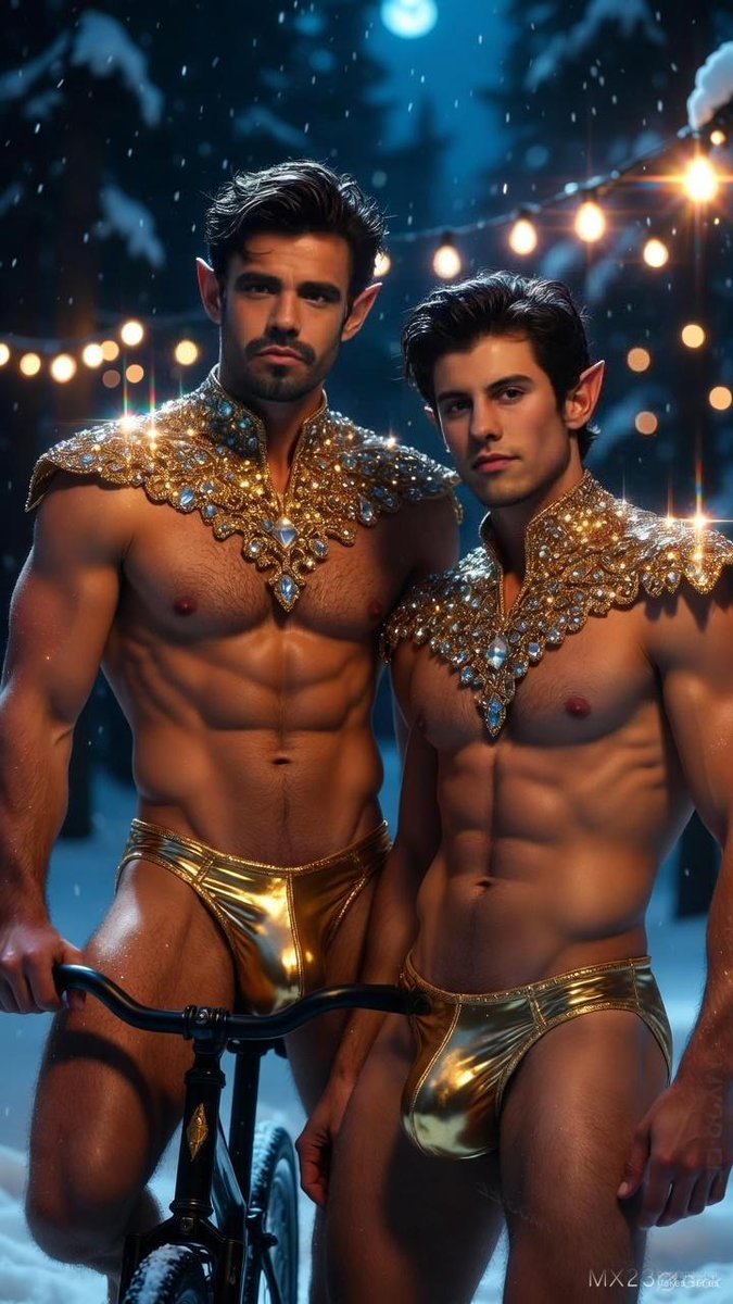 mmaxxlike's tweet photo. XXXMas Elf Night Riders Mortimer Pickle &amp; Shawn Mendes  #mortimerpickle #mortimer #notmortimer #shawnmendes #shawn #notshawn #fake #deepfake #mx23 #gayaiart #aihunks  #digitalperson bodysnatcher #bodysnatcher #bulge #thong Way More At ⭐📷https://t.co/O4YniZyOU7 https://t.co/KjPUFsYRAL
