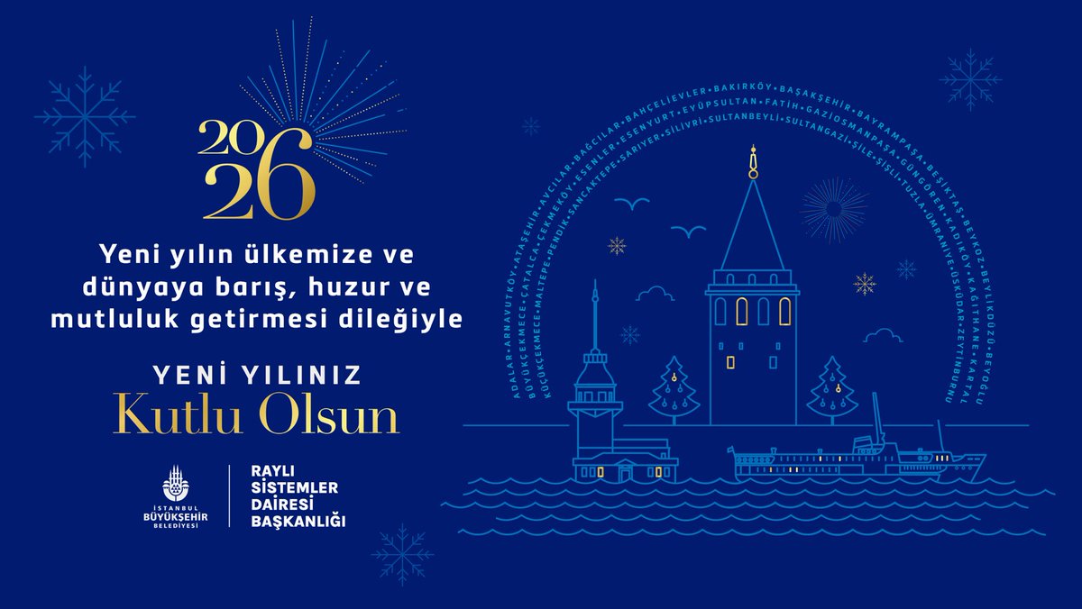 İBB Raylı Sistemler Dairesi Başkanlığı tweet media