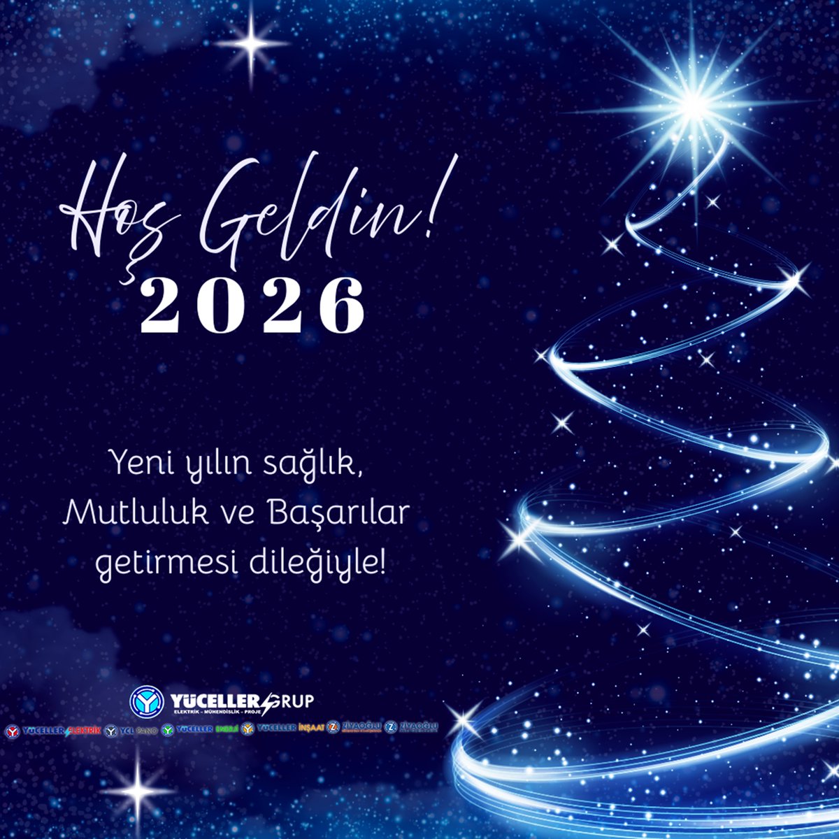 Hoş Geldin 2026! Yeni yılın sağlık, mutluluk ve başarılar getirmesi dileğiyle!
#YücellerGrupElektrikVeMühendislik #YücellerGrupEnerji #YeniYıl #Yılbaşı