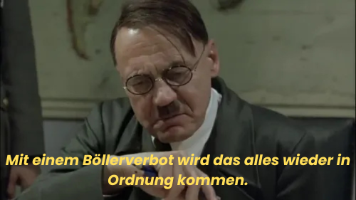 Nach dem Kassenschlager „Waffenverbotszone“ nun die nächste Staffel staatlicher Scheintherapie: das Böllerverbot. Man könnte fast glauben, die Etatisten führen eine Art Verbotskalender. Jedes Jahr ein neues Türchen, dahinter derselbe Reflex: Kontrollverlust mit dem Etikett