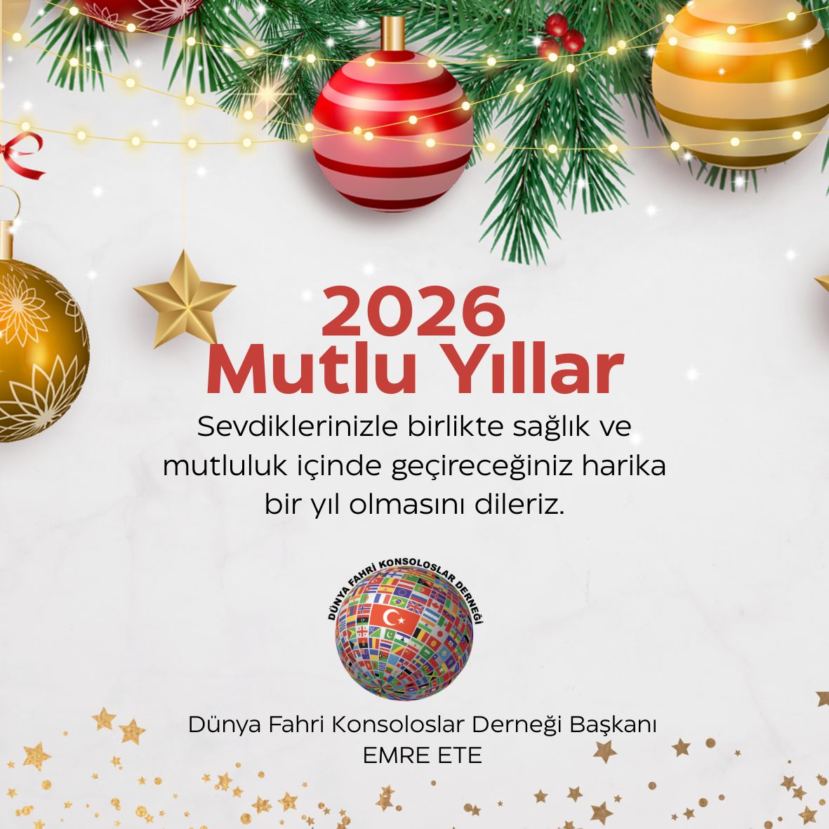 Yeni yılın yeni hedefler, güçlü adımlar ve sürdürülebilir başarılar getirmesini diliyoruz. #yeniyilinizkutluolsun <a href="/eteemre/">Emre ETE</a>