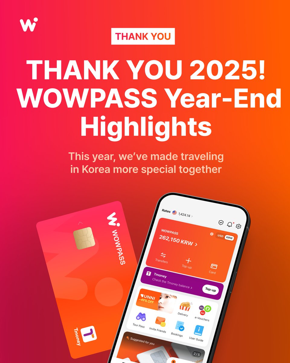 Thank you for an incredible 2025! 🎉 This year, we made Korea