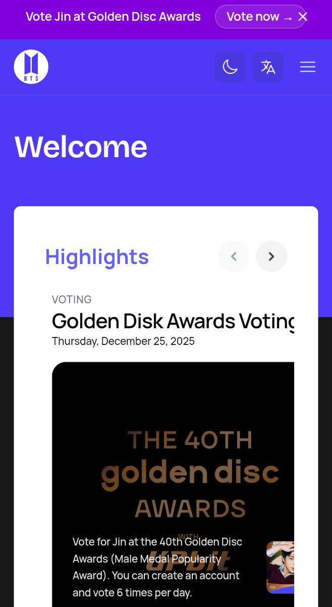 helpingstans's tweet photo. ‼️VOTE FOR JIN ON GDA GIVEAWAY (PH only)‼️

📥: https://t.co/2DPKV8AeI3

JIN AT GOLDEN DISC AWARDS
#VoteForJINonGDA

-Comment  ss watermark &amp; date (1 entry each ss of 4 votes)
-Retweet+Like
-GA ends Jan 5th 11:59PM

2 winners of echo album + Tinytan JIN mcdo toy

#helpingstansGA https://t.co/6hEbzepAXX