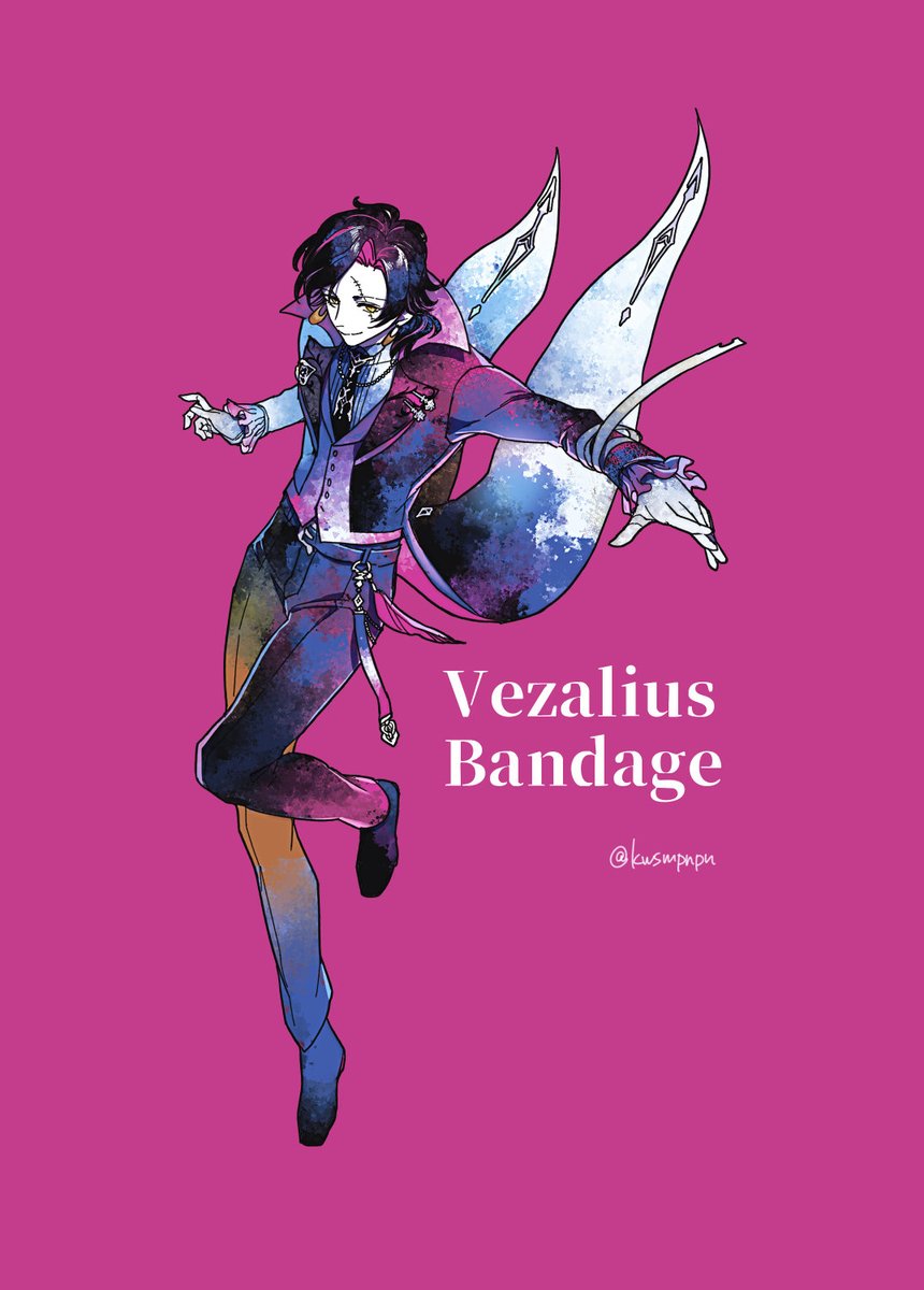 kwsmpnpn's tweet image. それぞれの絵　1/2
#Vantalism #YuDrawWilson #zalillust