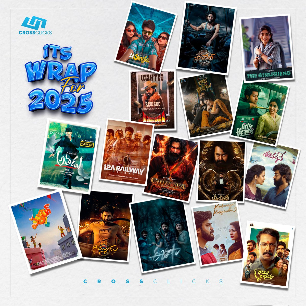 2025: Marketed. Amplified. Celebrated. 🎥

Movies met the right audience… every single time 🔥That’s a wrap for 2025!!

Bigger screens. Greater impact. 2026 loading 🚀

#CrossClicks #TeamCrossClicks #CrossClicksMarketing