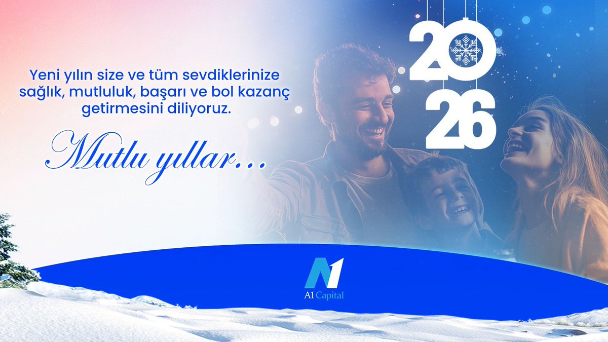 🎉 Mutlu Yıllar! 🎉

Yeni yılın size ve tüm sevdiklerinize sağlık, mutluluk, başarı ve bol kazanç getirmesini diliyoruz. 

#yeniyıl #2026 #yılbaşı #yenikazançlar #yeniyılyenikazançlar