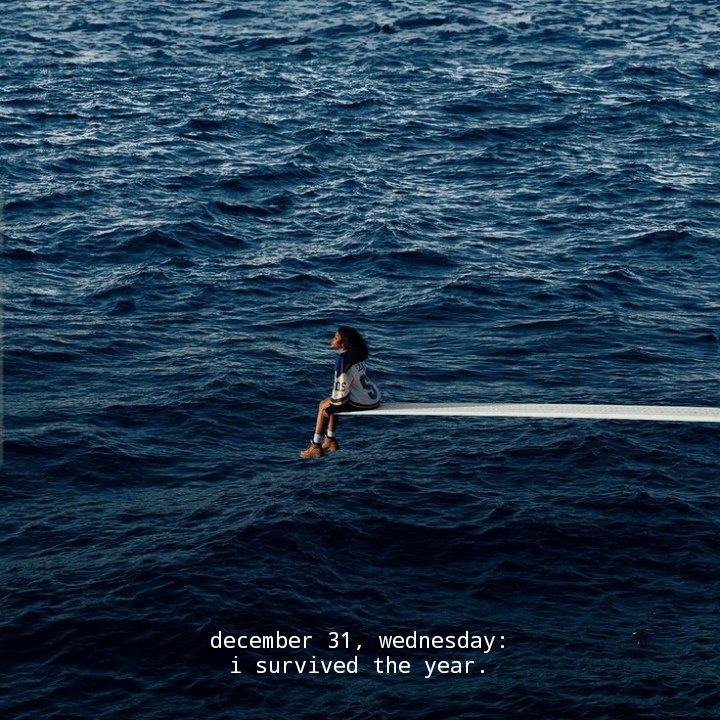 WordsCocoon's tweet image. december 31, wednesday...