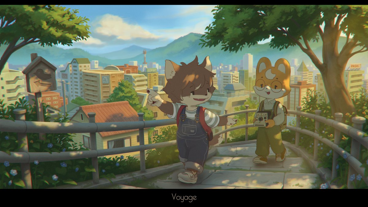 Voyage, I've finally finished this piece. A gift for <a href="/nishiko24/">にし</a>