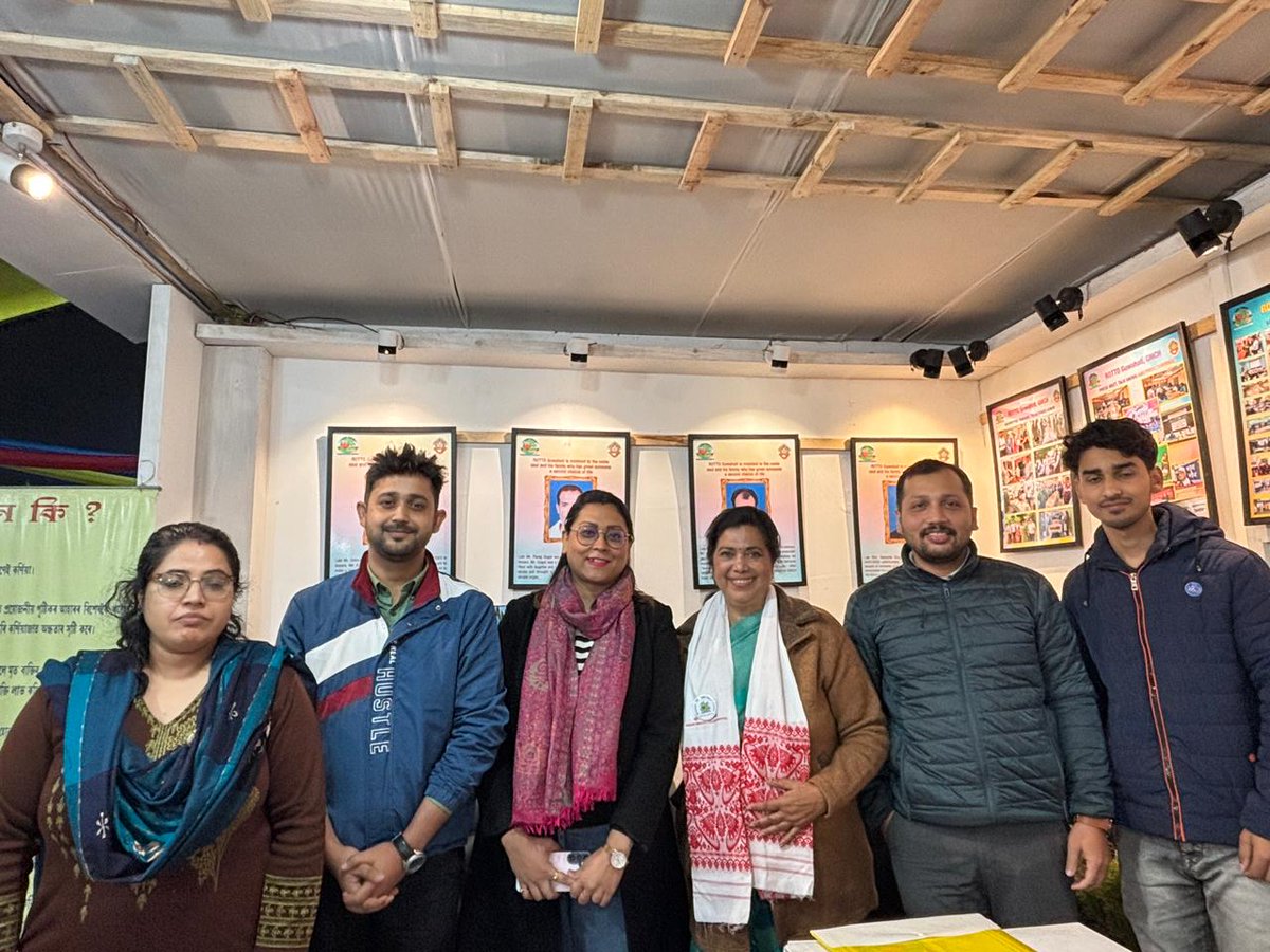 Its a matter of privilege that renowned writer of Assam Anuradha Sarma Pujari Baideu visited awareness stall of ROTTO Guwahati, GMCH at Assam Book Fair,Khanapara on 29th December,2025. Its truly inspiring that Baideu has already pledged her eyes.