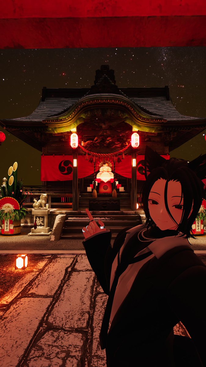 modGU's tweet image. The year is ending soon. How are your preparations going?

#彼方3D #VRChatPhotography  #VRchat