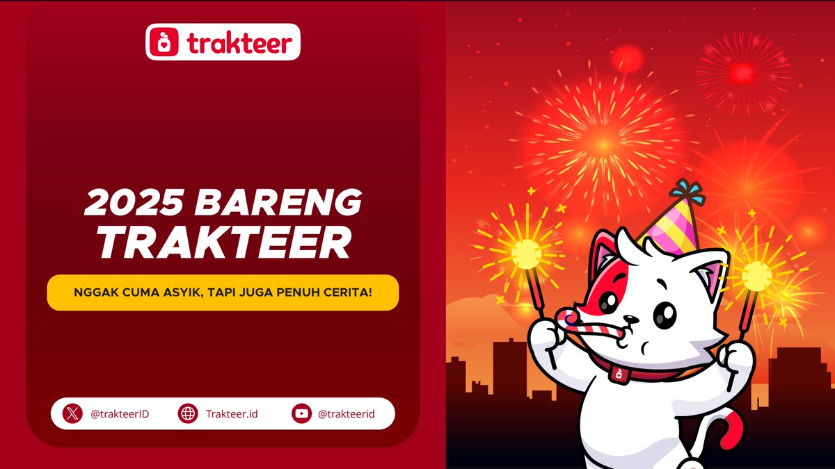 2025 bareng Trakteer nggak cuma asyik, tapi juga penuh cerita!

Yuk simak recap 2025 versi Egis!