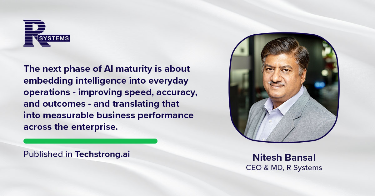 RSystems_Inc's tweet photo. In https://t.co/q9WttwmrvB shares why focusing on performance and alignment with business objectives is key to real impact.
Full article: https://t.co/kZUsp2SGA4 https://t.co/WgzVmdU0mJ
#RSolutions #AI #RealROI #EnterpriseAI #TechTrends https://t.co/kjNDrQwZpl