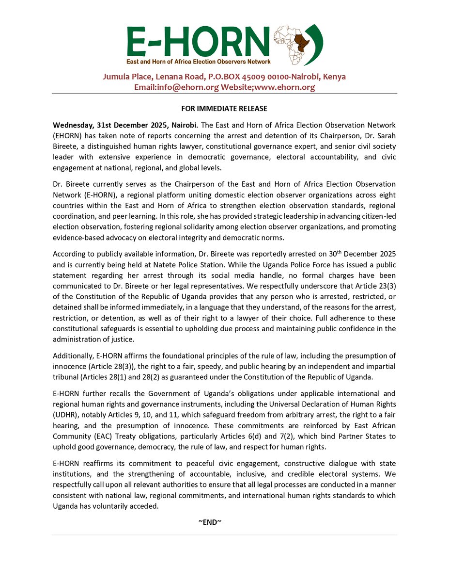 East and Horn Of Africa Observation Network tweet media