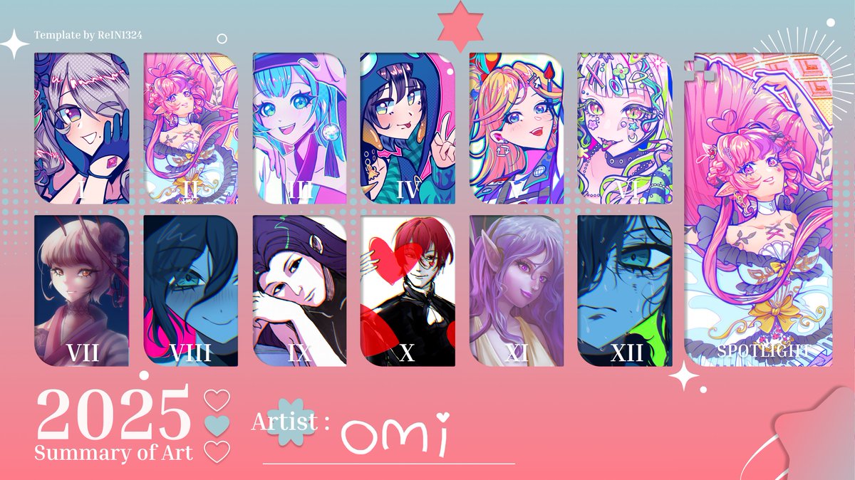 Happy New Year!! 🥂
I'm going to study more and draw better in 2026!! 

Dear fellow artists, I wish you a many time to draw, good clients and lots of inspiration and motivation to create
#ArtSummary2025 #artmoots