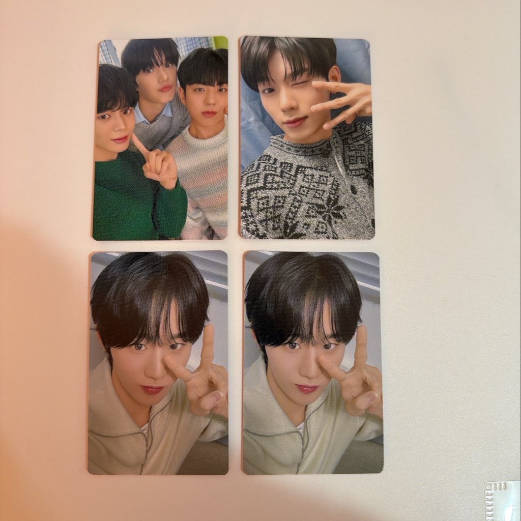 EVNNE スンオン トレカ ケイタ ハンビン ムンジョンヒョン ジフ EVNNE トレカ ケイタ スンオン ムンジョンヒョン ジフ SQUAD:R - メルカリ