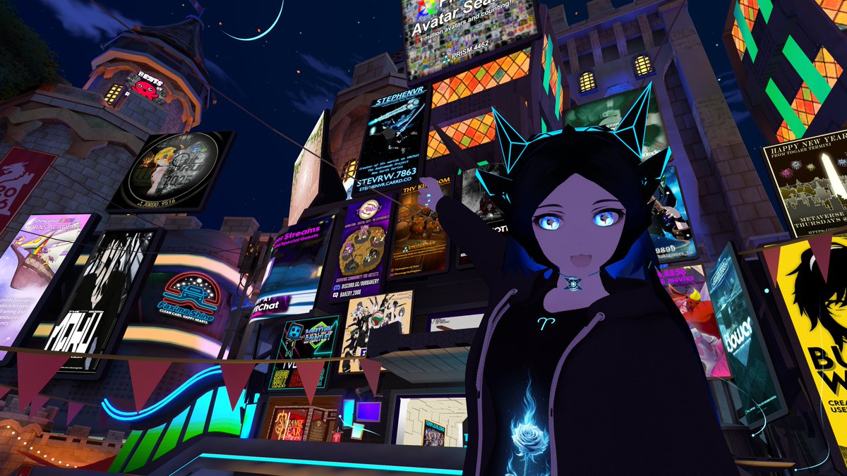 VR_Stephen's tweet image. I got featured in VRChat's 2026 NYE World!