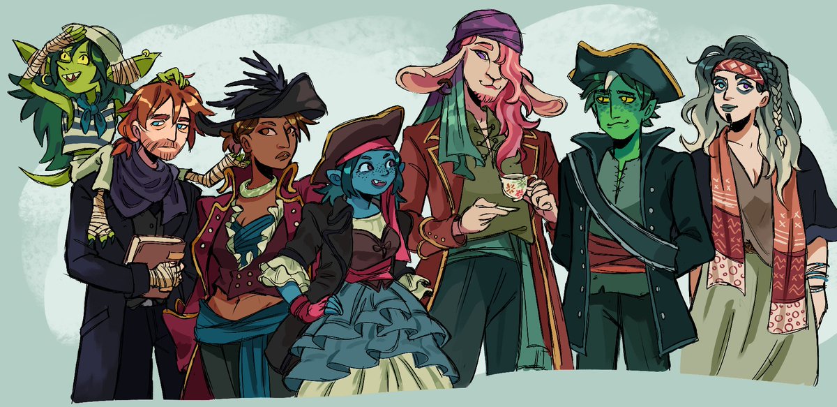 mighty nein pirates based on their live show clothes